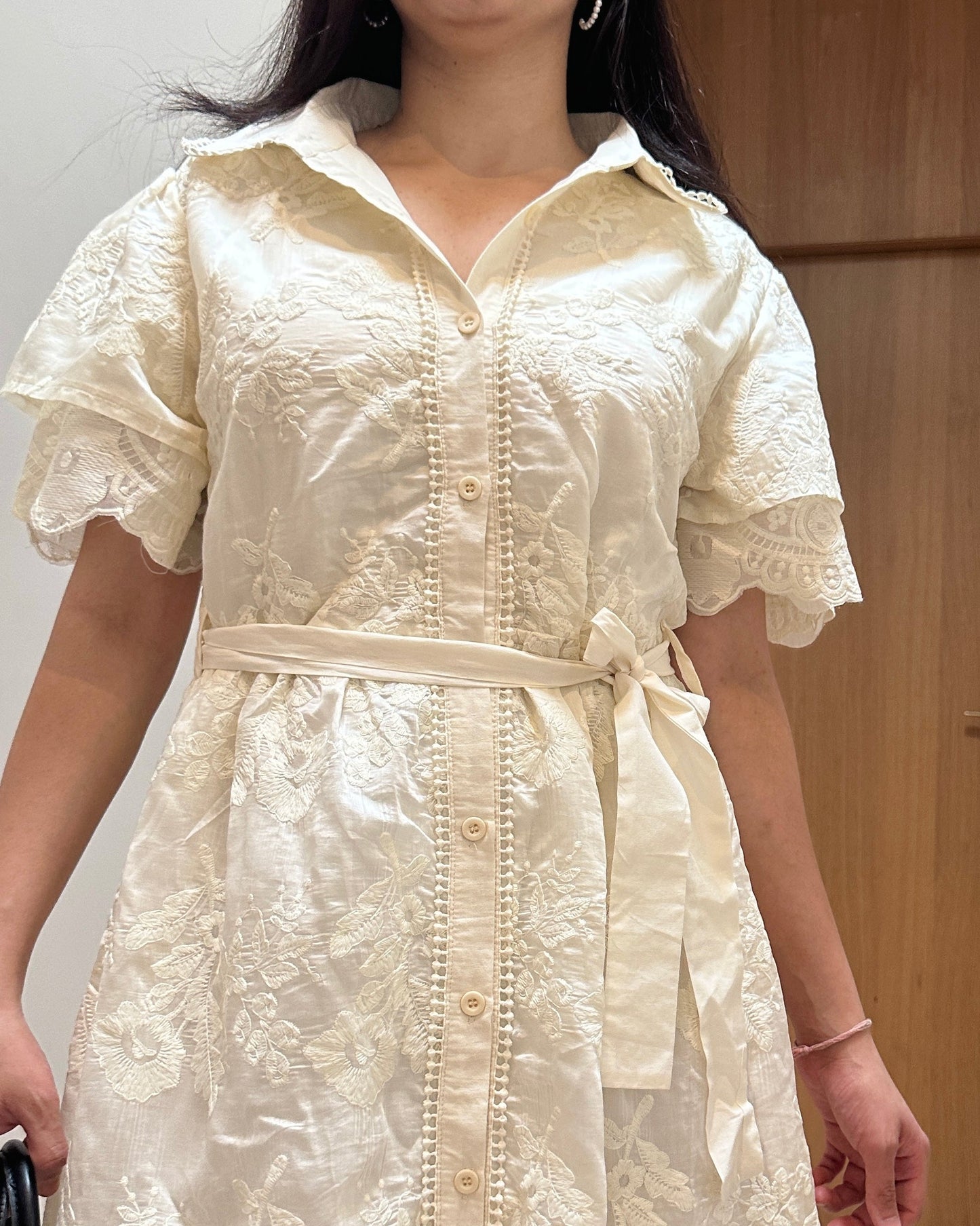 Vanilla Breeze Shirt Dress