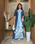 Wildflower Denim Maxi