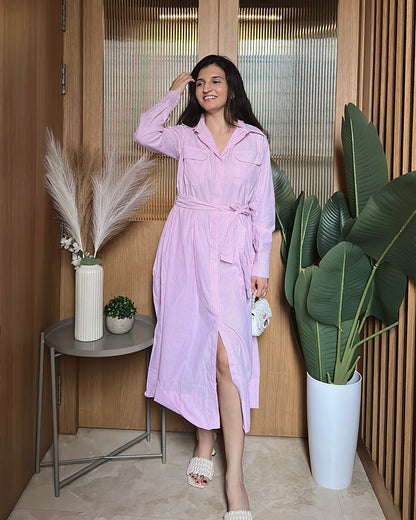 Pink Harbor Shirt Dress