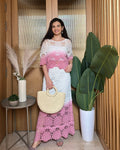 Crochet Hour Co-ord (Pink )