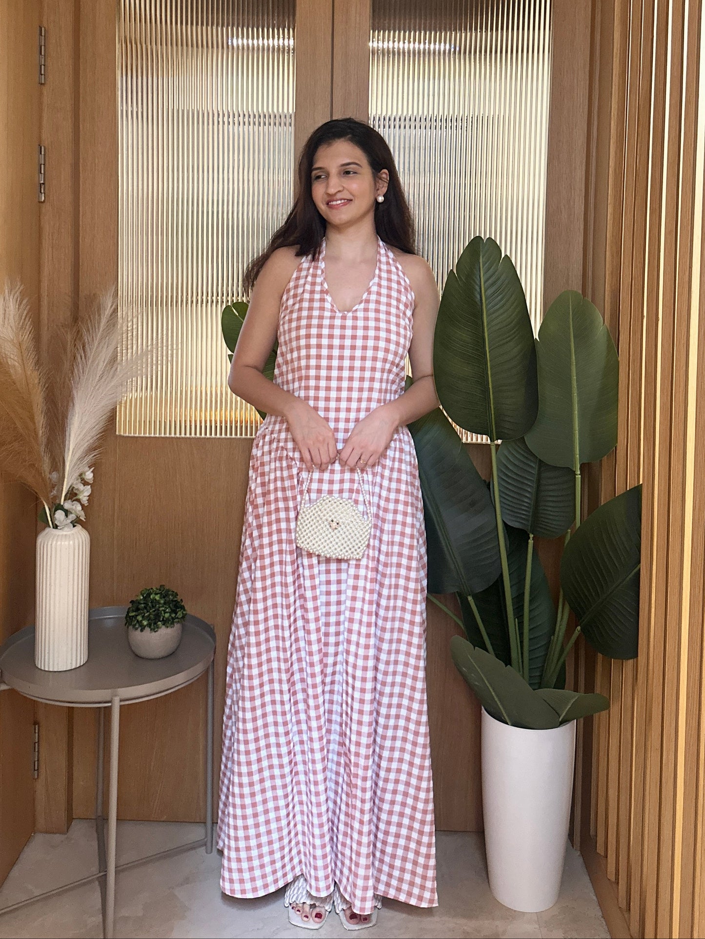 Rosé Picnic Dress