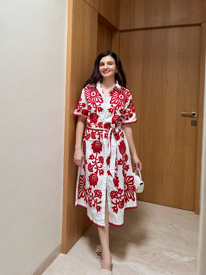 Monochrome Muse Midi (Red)