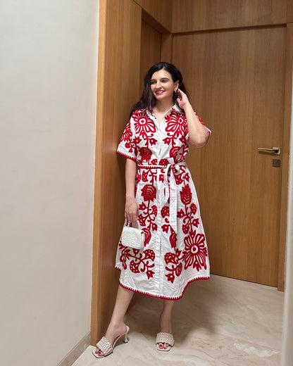 Monochrome Muse Midi (Red)