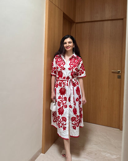 Monochrome Muse Midi (Red)