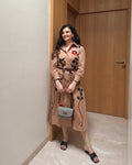 Vacation Birdie Dress (Brown)
