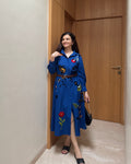 Vacation Birdie Dress (Royal Blue)