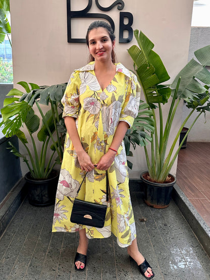 Bloom Dress in Neon