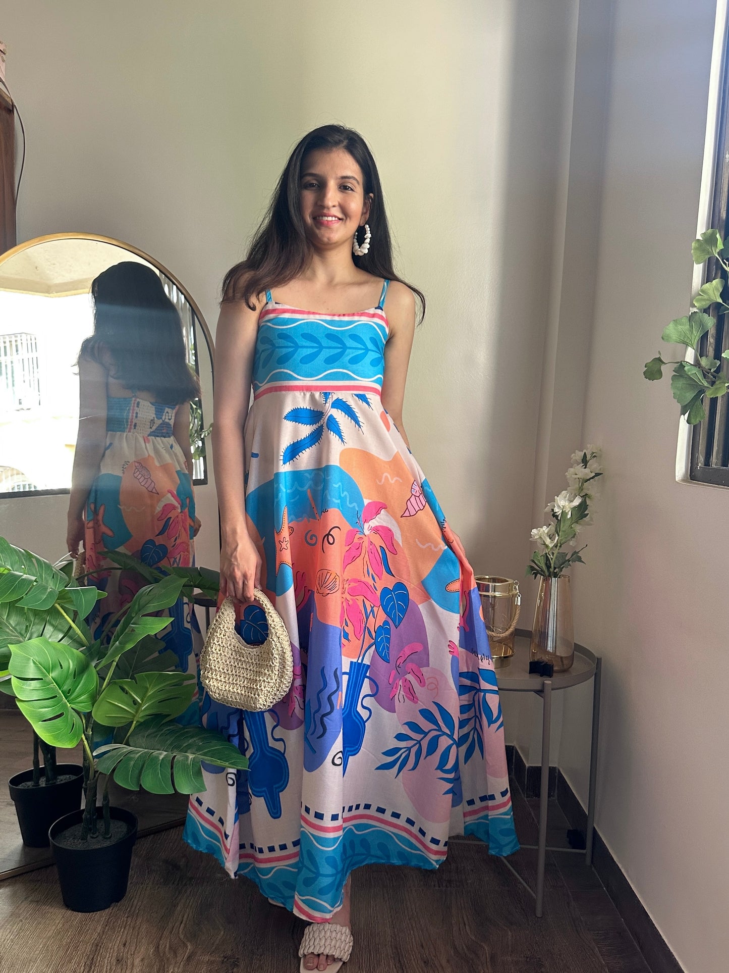 Ocean Dreams Spaghetti Dress