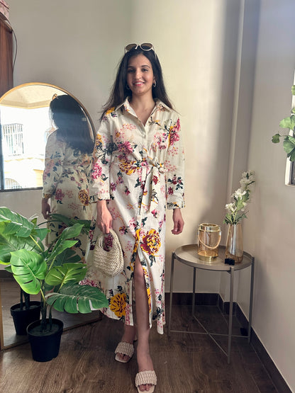 Garden Strolls Shirt Dress