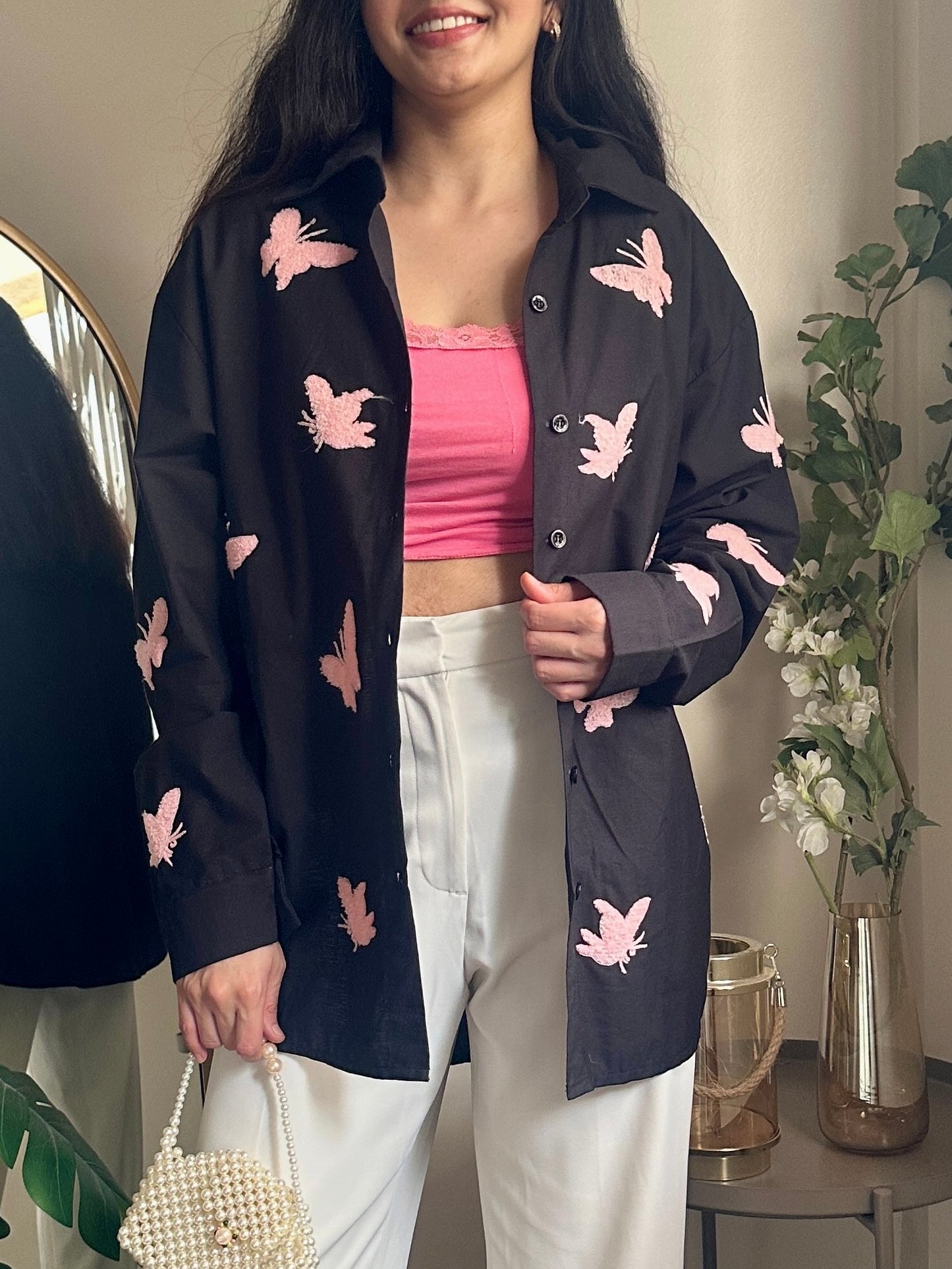 Butterfly Dreams Black Shirt