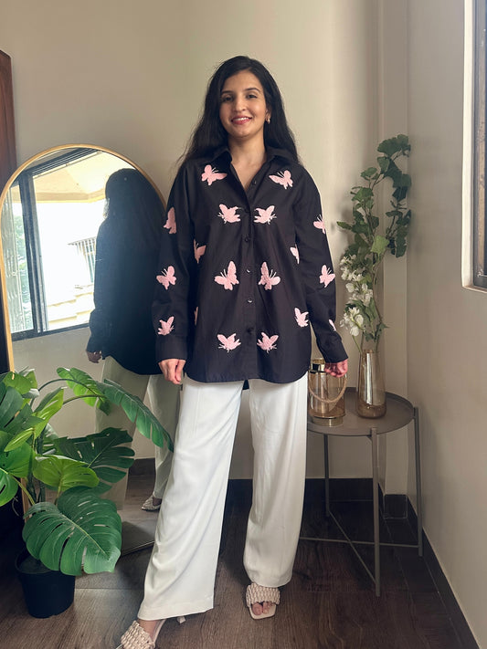 Butterfly Dreams Black Shirt