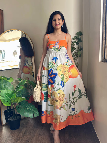 Sunset Flora Maxi