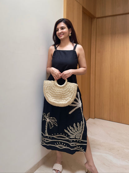 Coconut Muse Dress (Black)