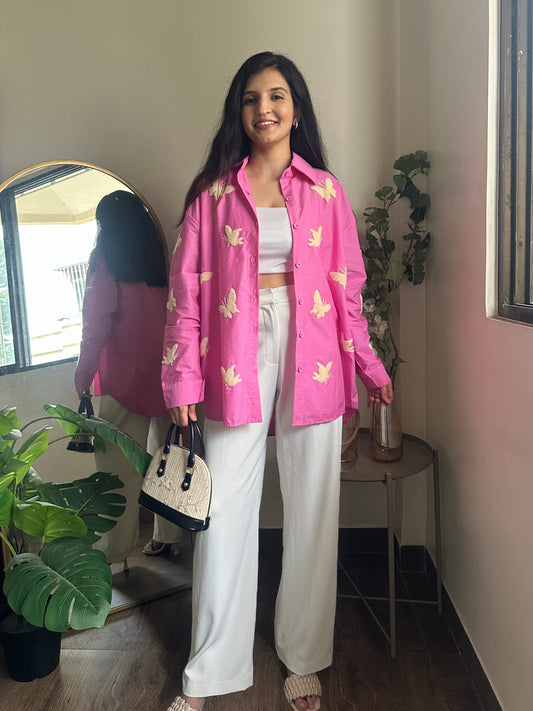 Butterfly Dreams Pink Shirt