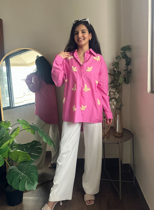 Butterfly Dreams Pink Shirt