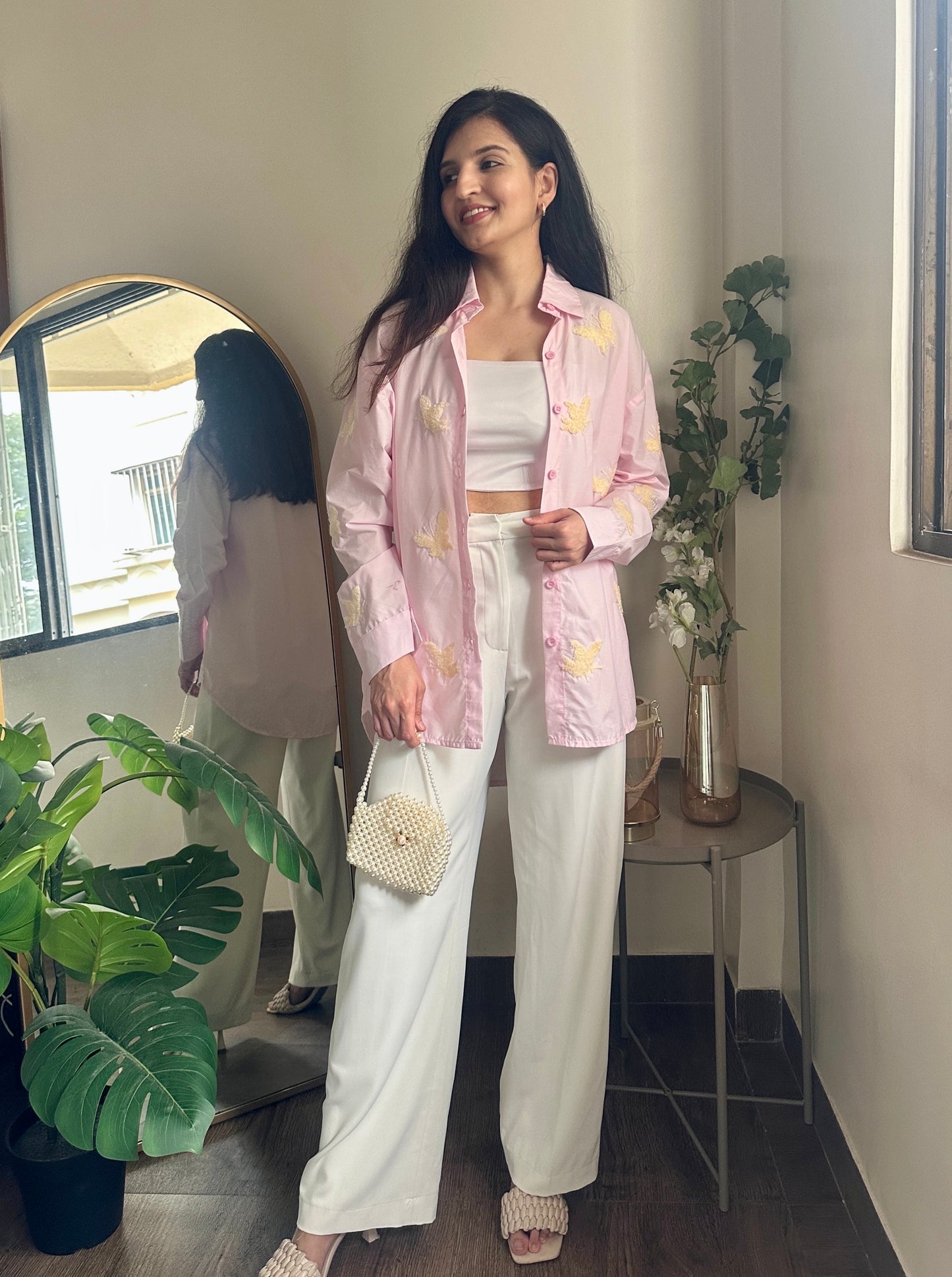 Butterfly Dreams Baby Pink Shirt