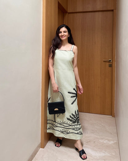 Coconut Muse Dress ( Matcha Green)
