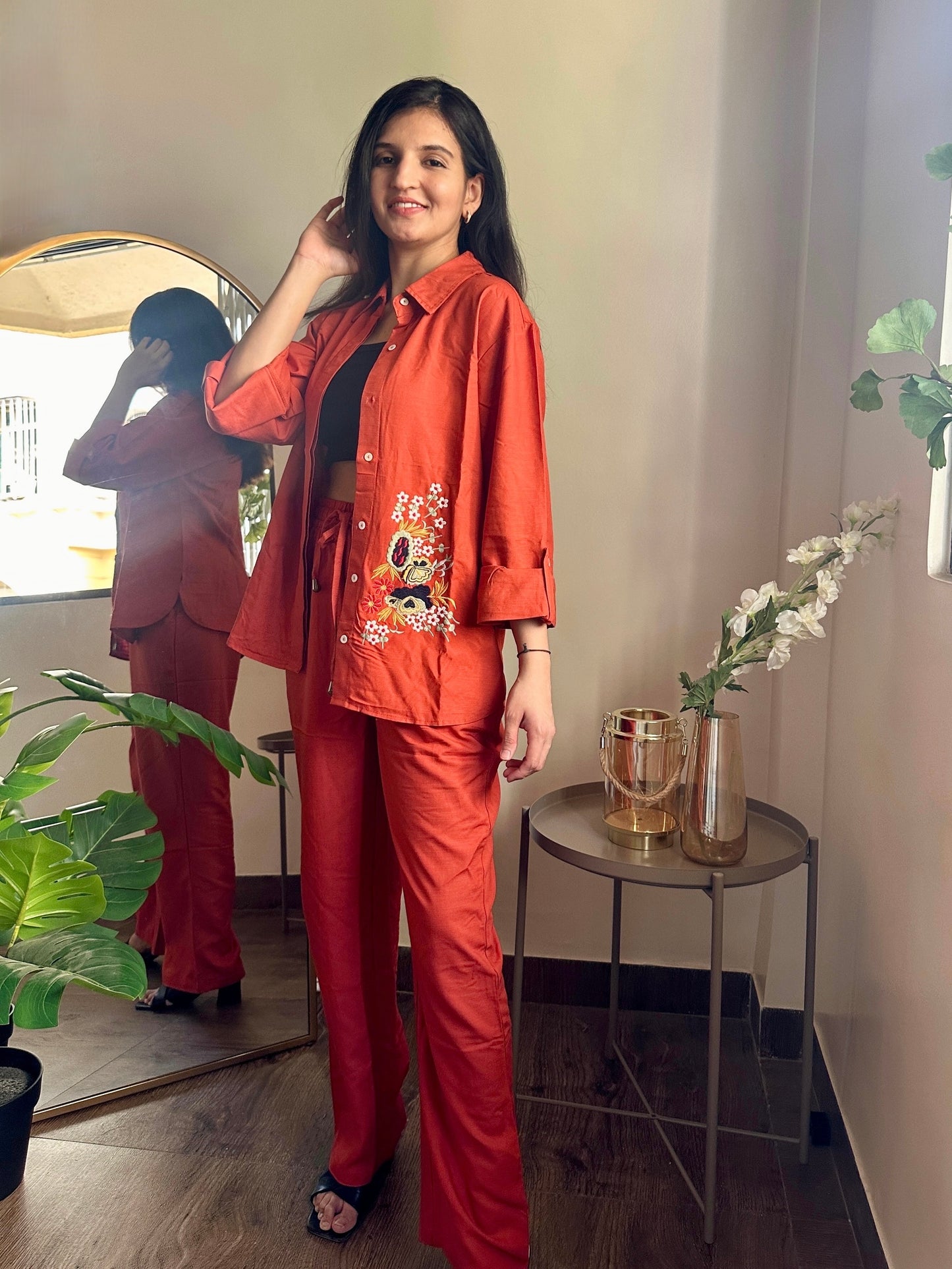 Terracotta Flora Co-ord