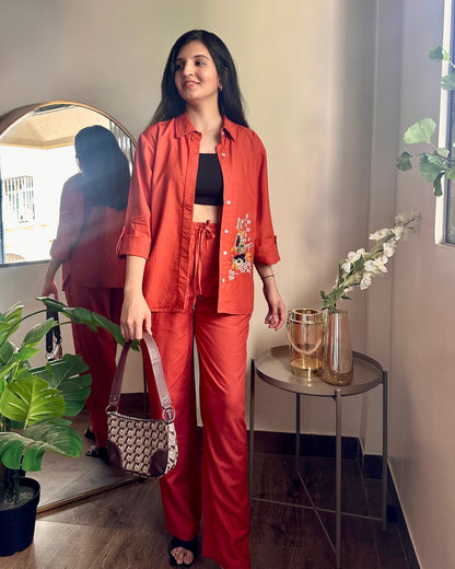 Terracotta Flora Co-ord