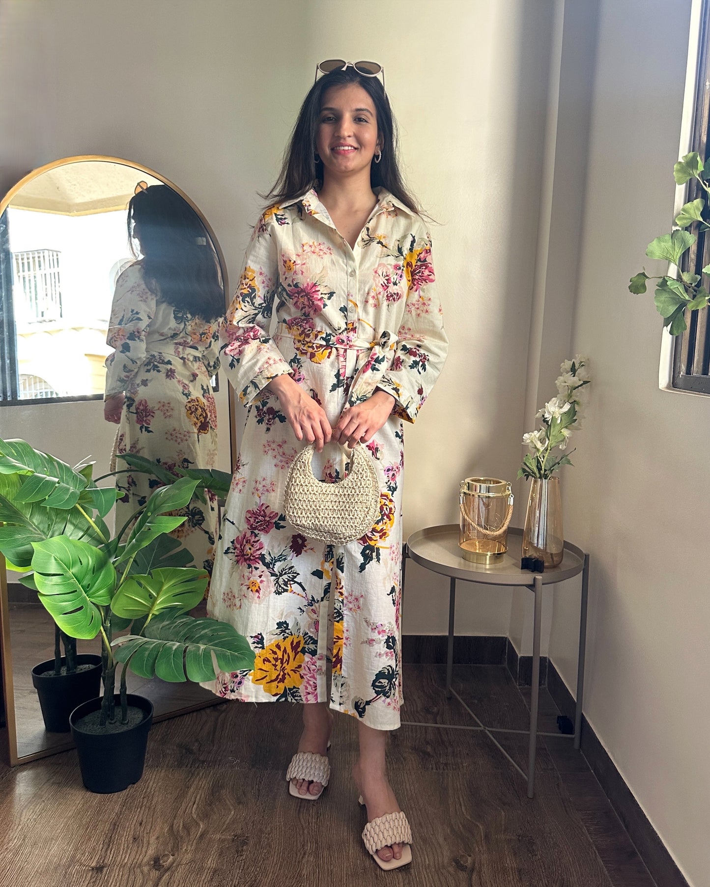 Garden Strolls Shirt Dress