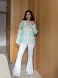 Bow Elisè Shirt (Mint)