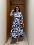 Midnight Garden Shirt Dress