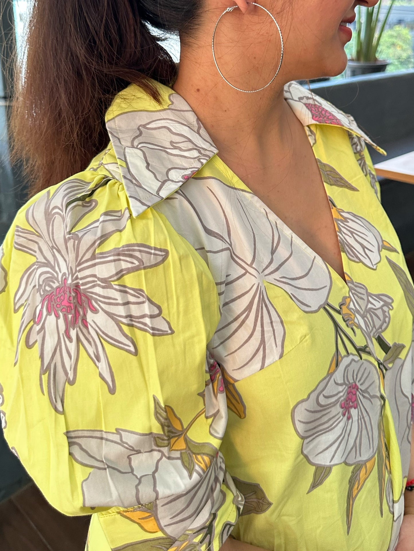 Bloom Dress in Neon